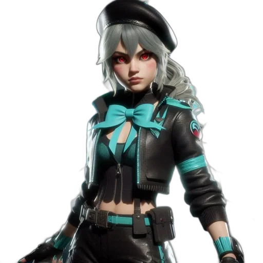 jacket, concept art, cyberpunk, 3d render transparent PNG cut-out
