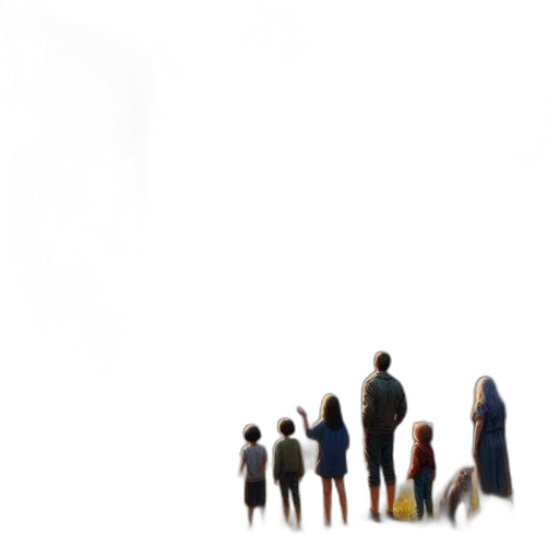 staff, umbrella, concept art, 3d render transparent PNG cut-out
