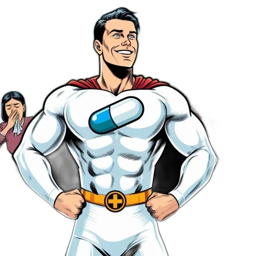 comic book art, cartoon, concept art, 3d render transparent PNG cut-out