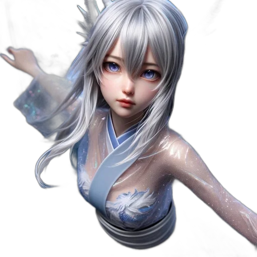 fantasy art, concept art, 3d render, photorealistic transparent PNG cut-out