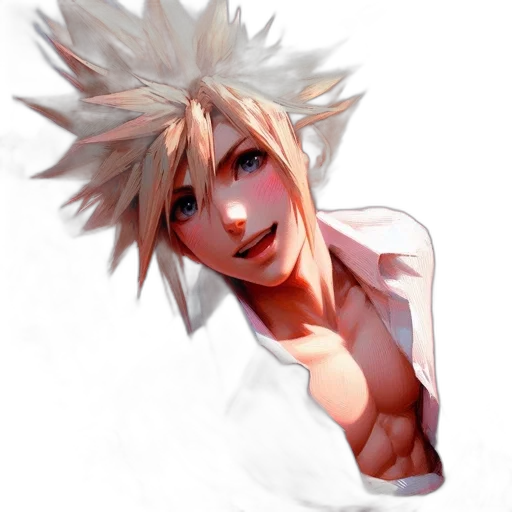 face, creature, mask, hair transparent PNG cut-out