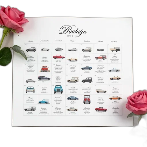 car, jewelry, wedding, calendar transparent PNG cut-out