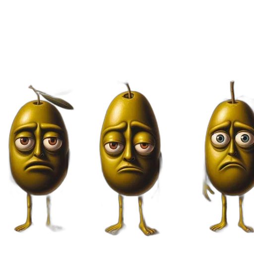 mask, food, concept art, 3d render transparent PNG cut-out