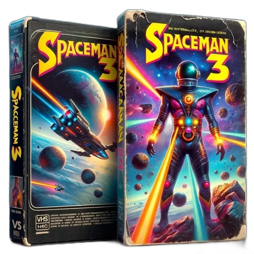 concept art, outer space, two, vhs transparent PNG cut-out