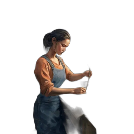 staff, dress, jewelry, food transparent PNG cut-out