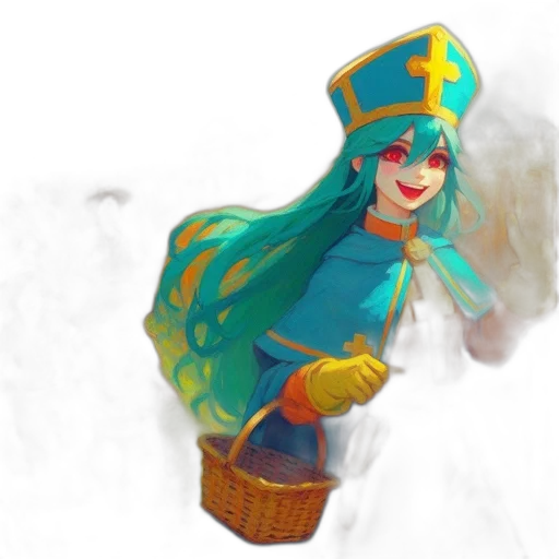 staff, crown, hat, weapon transparent PNG cut-out