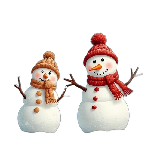 3d render, concept art, snow, winter transparent PNG cut-out
