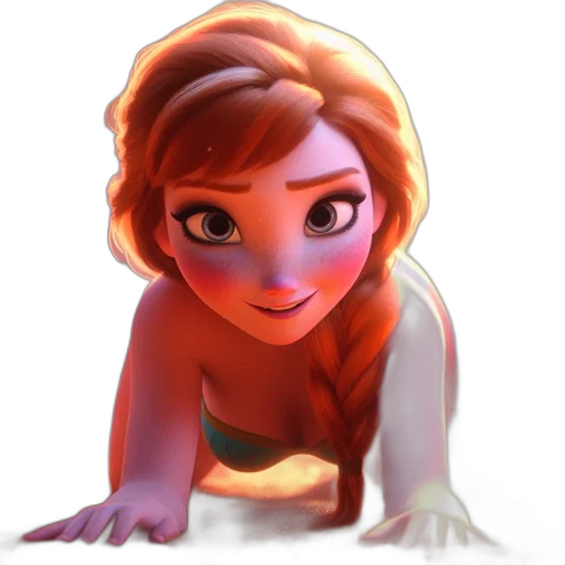 face, dress, creature, crown transparent PNG cut-out