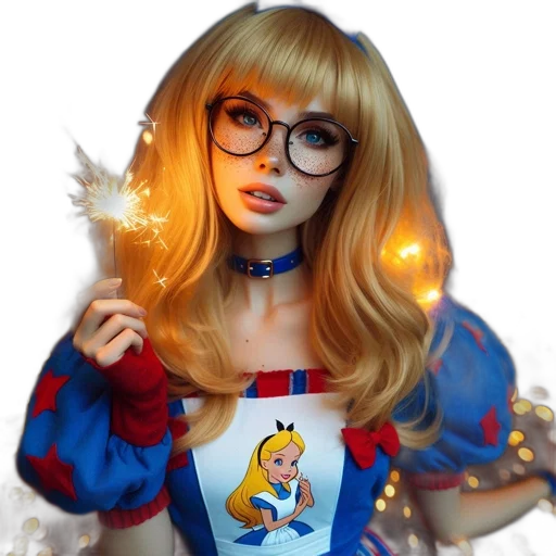 dress, staff, hair, fantasy art transparent PNG cut-out