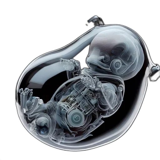 jewelry, robot, bottle, concept art transparent PNG cut-out