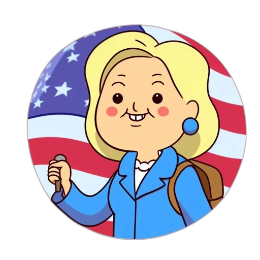 cartoon, illustration, shows, woman transparent PNG cut-out