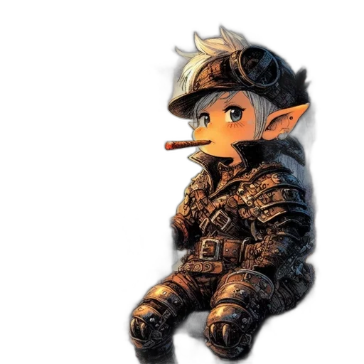 dragon, staff, creature, weapon transparent PNG cut-out