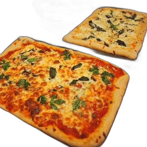 food, 3d render, photorealistic, two transparent PNG cut-out