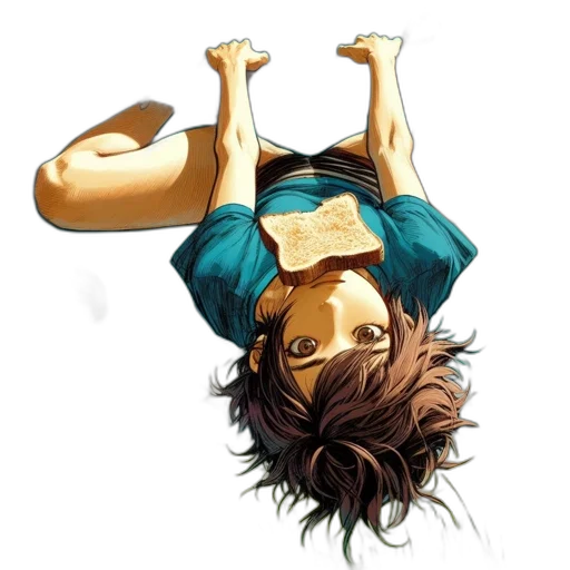 hair, jewelry, mask, staff transparent PNG cut-out