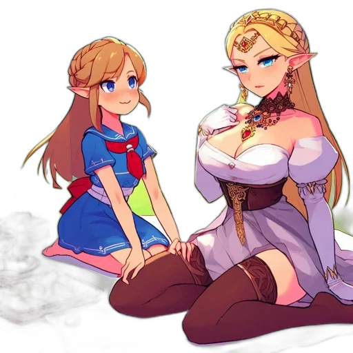 dress, crown, pixel art, concept art transparent PNG cut-out