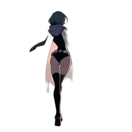 dress, staff, creature, robot transparent PNG cut-out
