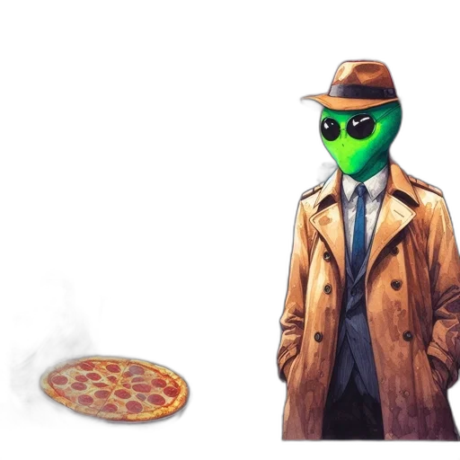 jacket, mask, food, robot transparent PNG cut-out