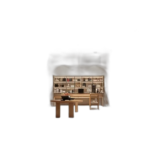 furniture, 3d render, pixel art, concept art transparent PNG cut-out