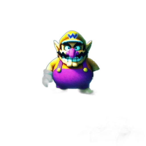 creature, mask, crown, staff transparent PNG cut-out
