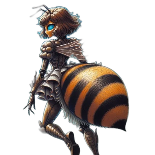 animal, creature, robot, staff transparent PNG cut-out