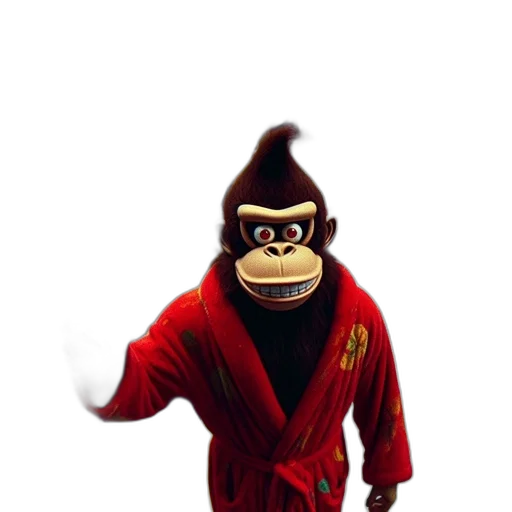 animal, jacket, staff, creature transparent PNG cut-out