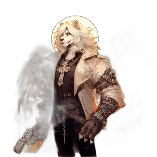 jacket, sword, weapon, concept art transparent PNG cut-out