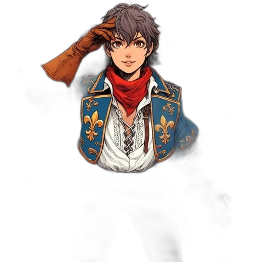jacket, staff, weapon, sword transparent PNG cut-out
