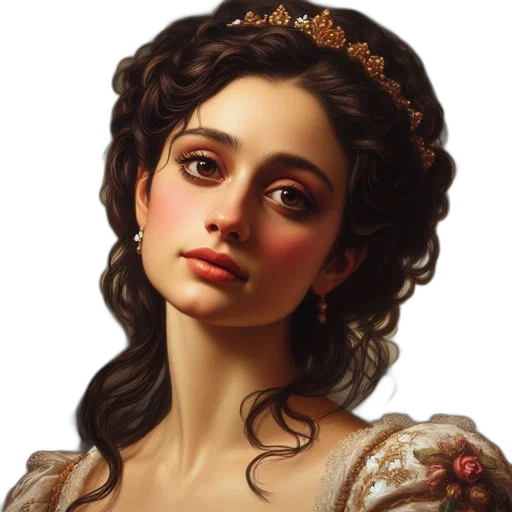 crown, face, jewelry, dress transparent PNG cut-out