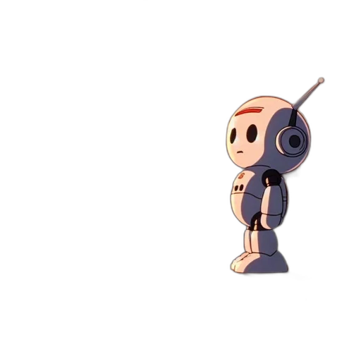 robot, staff, weapon, creature transparent PNG cut-out