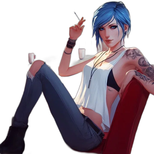 concept art, fantasy art, anime, cartoon transparent PNG cut-out