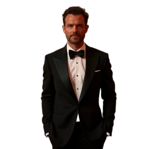 jacket, hugh, ryan, pictured transparent PNG cut-out