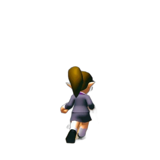 staff, dress, hair, weapon transparent PNG cut-out