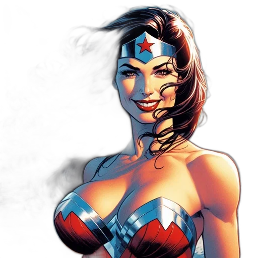 comic book art, concept art, fantasy art, cartoon transparent PNG cut-out
