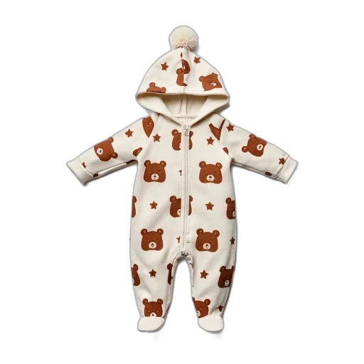 jacket, baby, onesie, pattern transparent PNG cut-out