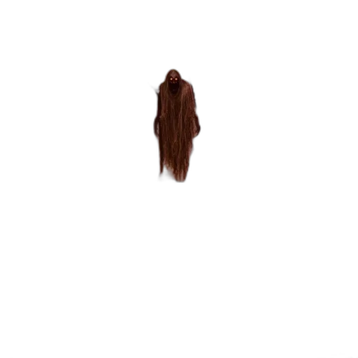 hair, dress, jacket, creature transparent PNG cut-out