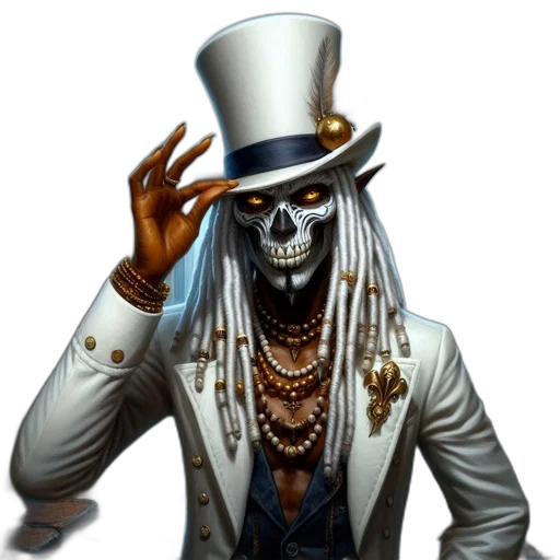 hat, mask, staff, face transparent PNG cut-out