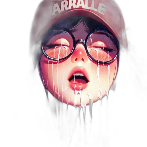 hat, face, creature, umbrella transparent PNG cut-out