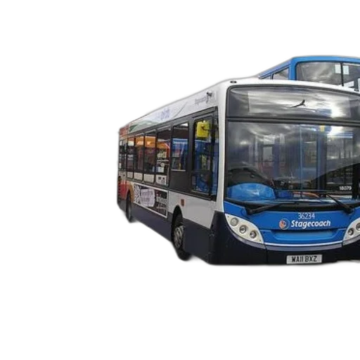3d render, photorealistic, stagecoach, bus transparent PNG cut-out