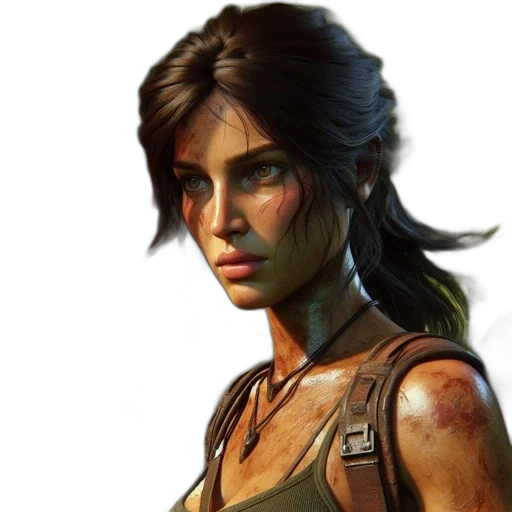 face, concept art, fantasy art, photorealistic transparent PNG cut-out
