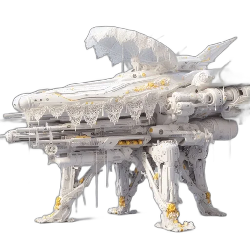 robot, weapon, dragon, concept art transparent PNG cut-out