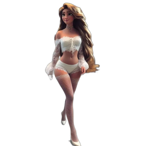 dress, 3d render, concept art, fantasy art transparent PNG cut-out
