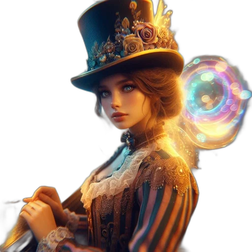 staff, hat, weapon, crown transparent PNG cut-out
