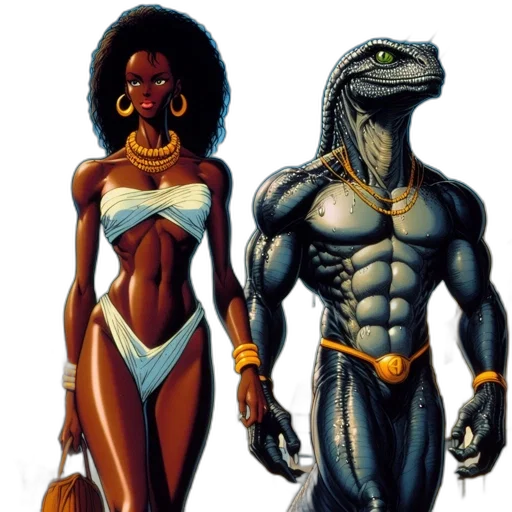 concept art, comic book art, outer space, three transparent PNG cut-out