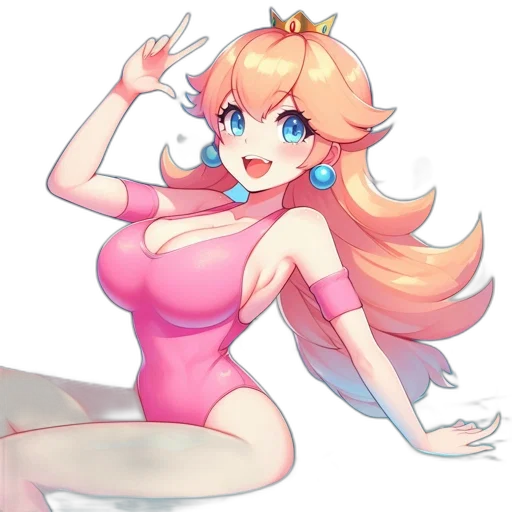 dress, crown, staff, weapon transparent PNG cut-out