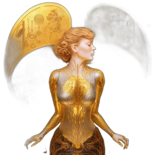 dress, concept art, fantasy art, comic book art transparent PNG cut-out