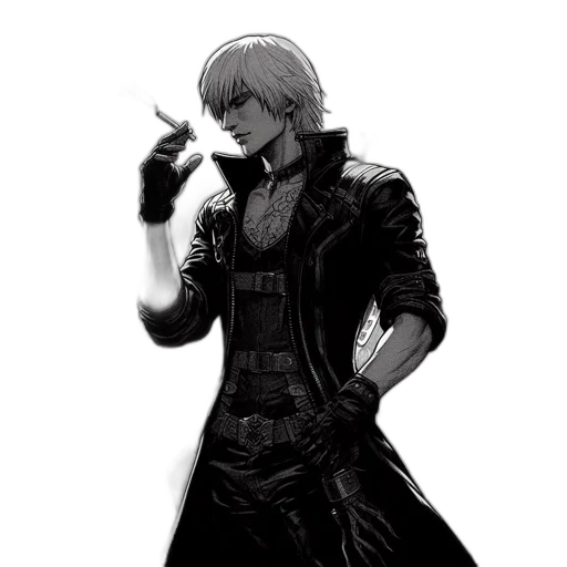 jacket, weapon, staff, sword transparent PNG cut-out