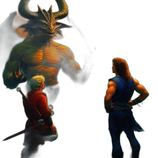 dragon, concept art, fantasy art, comic book art transparent PNG cut-out