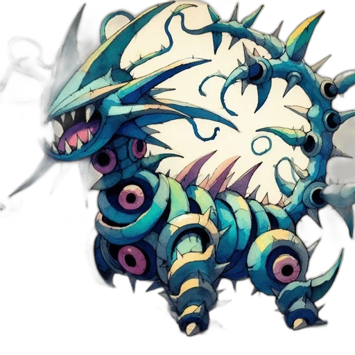 dragon, creature, staff, weapon transparent PNG cut-out