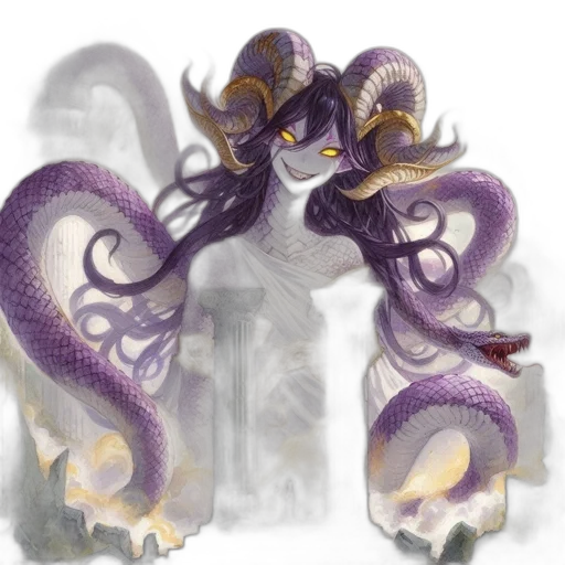 dragon, creature, staff, mask transparent PNG cut-out