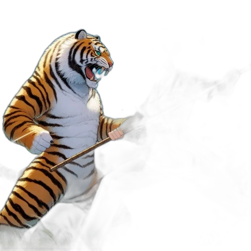 animal, dragon, creature, staff transparent PNG cut-out